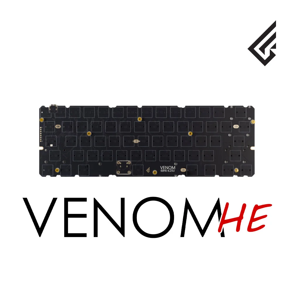 Geonworks Venom 60 HE Gaming Keyboard PCB Support GH60 tofu60