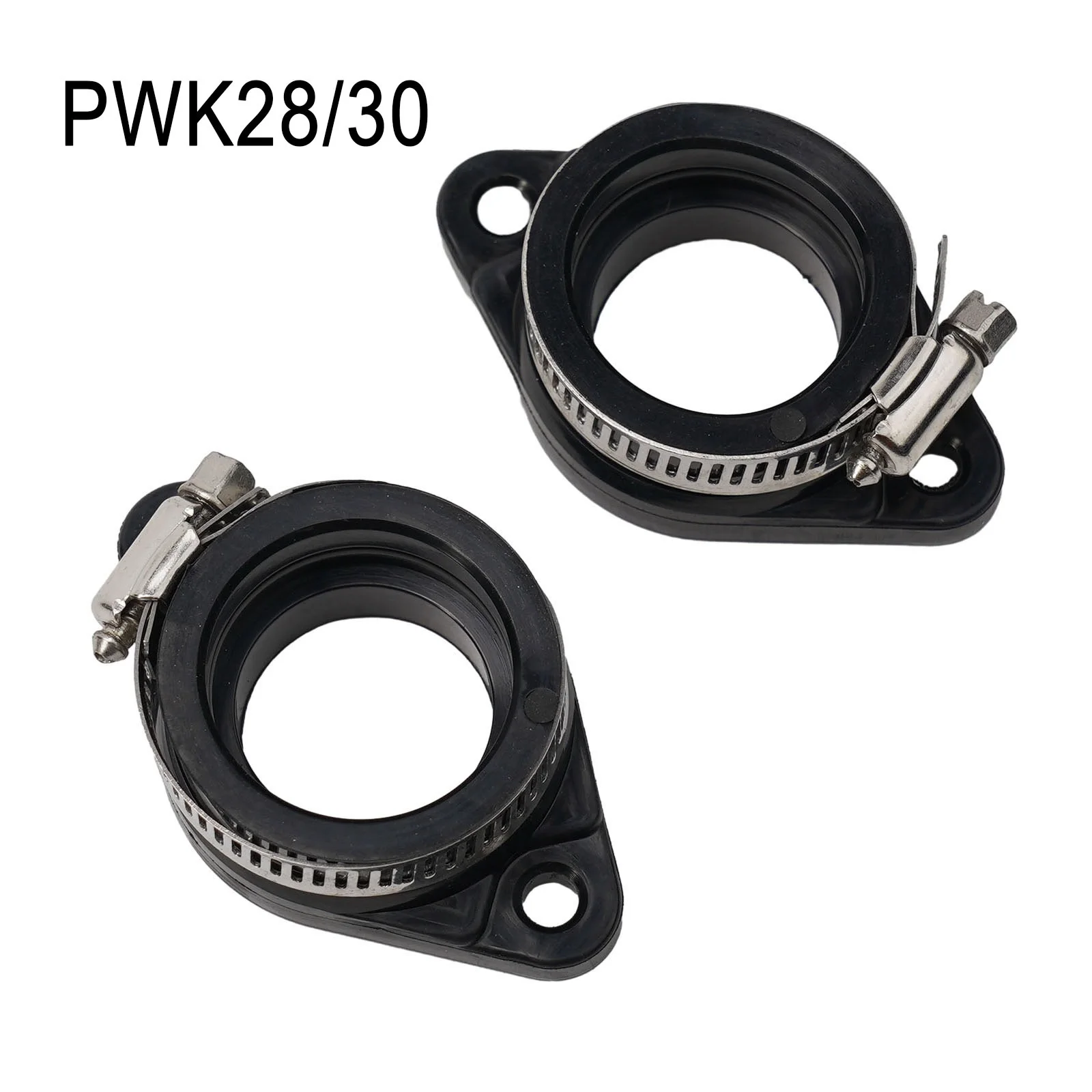 Rubber Manifold Boot Flange Adapter for 28mm 30mm Carburetor Intake Designed for ATV UTV Motorcycle Off Road Four Wheelers