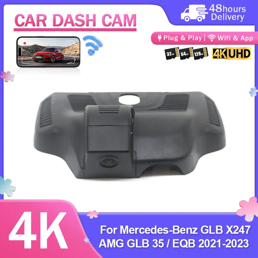 Plug and play For Car Dvr Dash Cam For Mercedes-Benz GLB X247 / AMG GLB 35 / EQB 2021-2023 OEM