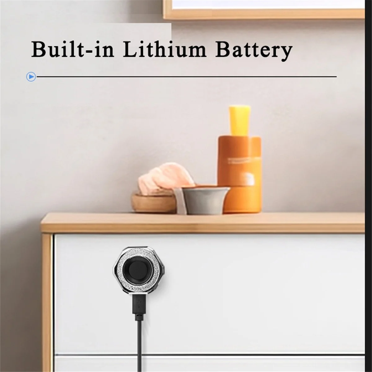 A93P Tuya SmartLife APP Remote Control Smart Fingerprint Cabinet Drawer Strongbox Mailbox Electric Lock Silver L20mm