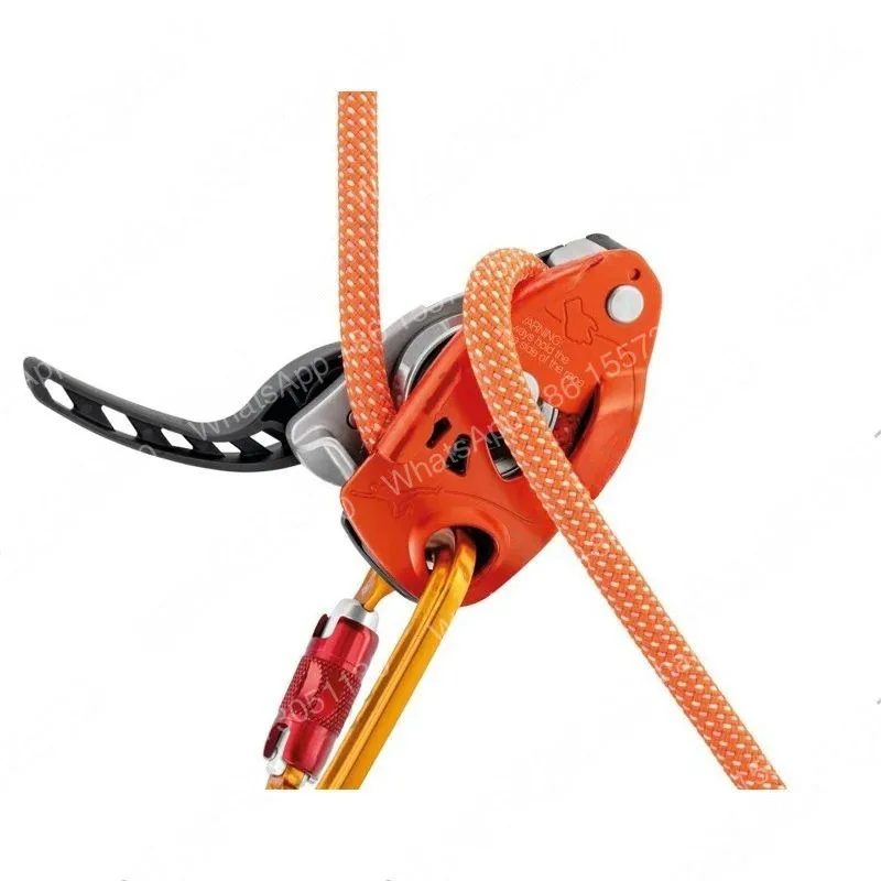 D016  Assisted Braking Belay Device for Climbing Descent Protection