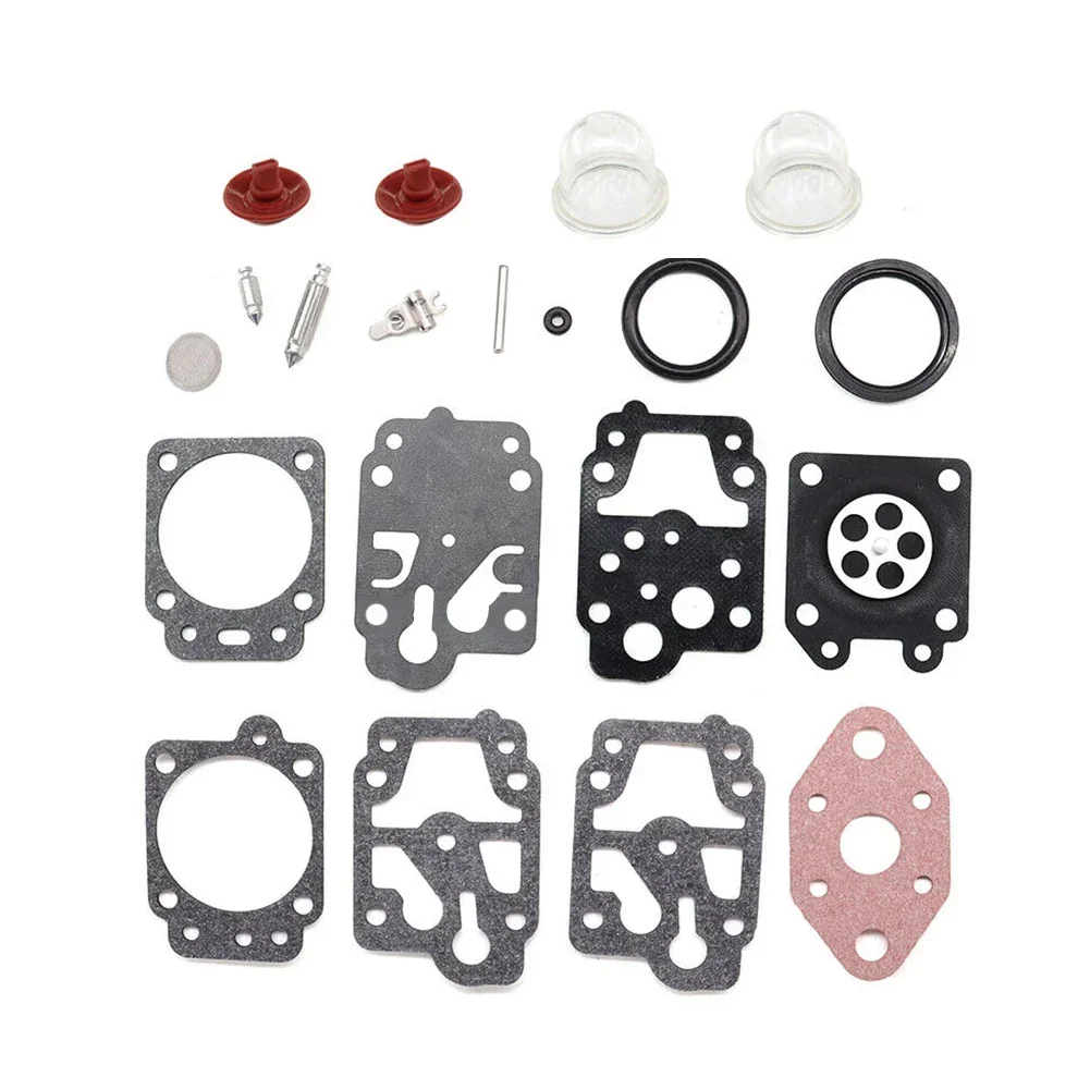 1Set Carburetor Carb Repair Kits Brush Cutter Gasket  For ALKO BC410 BC4535 BC4125 Brushcutter Membrane Repair Kit