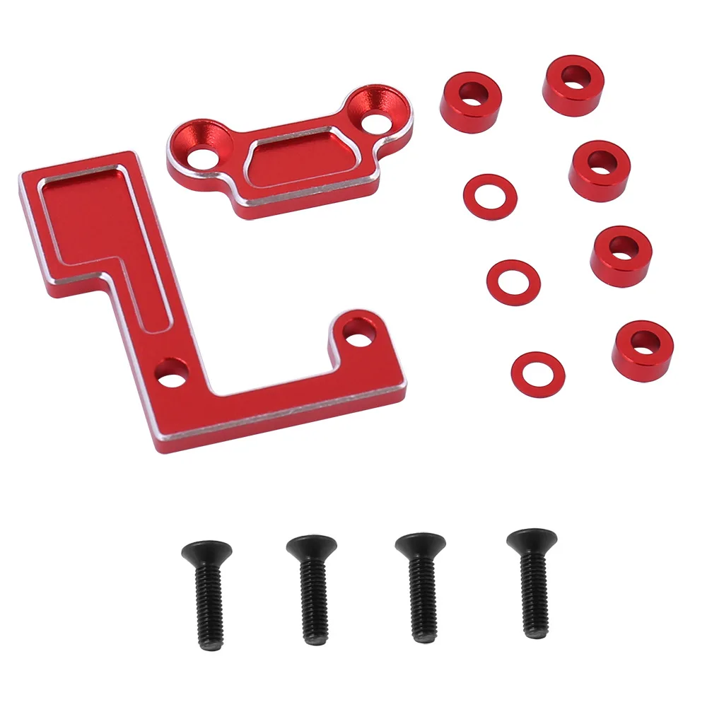 RC Car Upgrade Parts Aluminium Main Shaft Bearing Holder Set Gear Mount TATT-074 for Tamiya TT02 Series TT02D TT02B TT02S 1/10