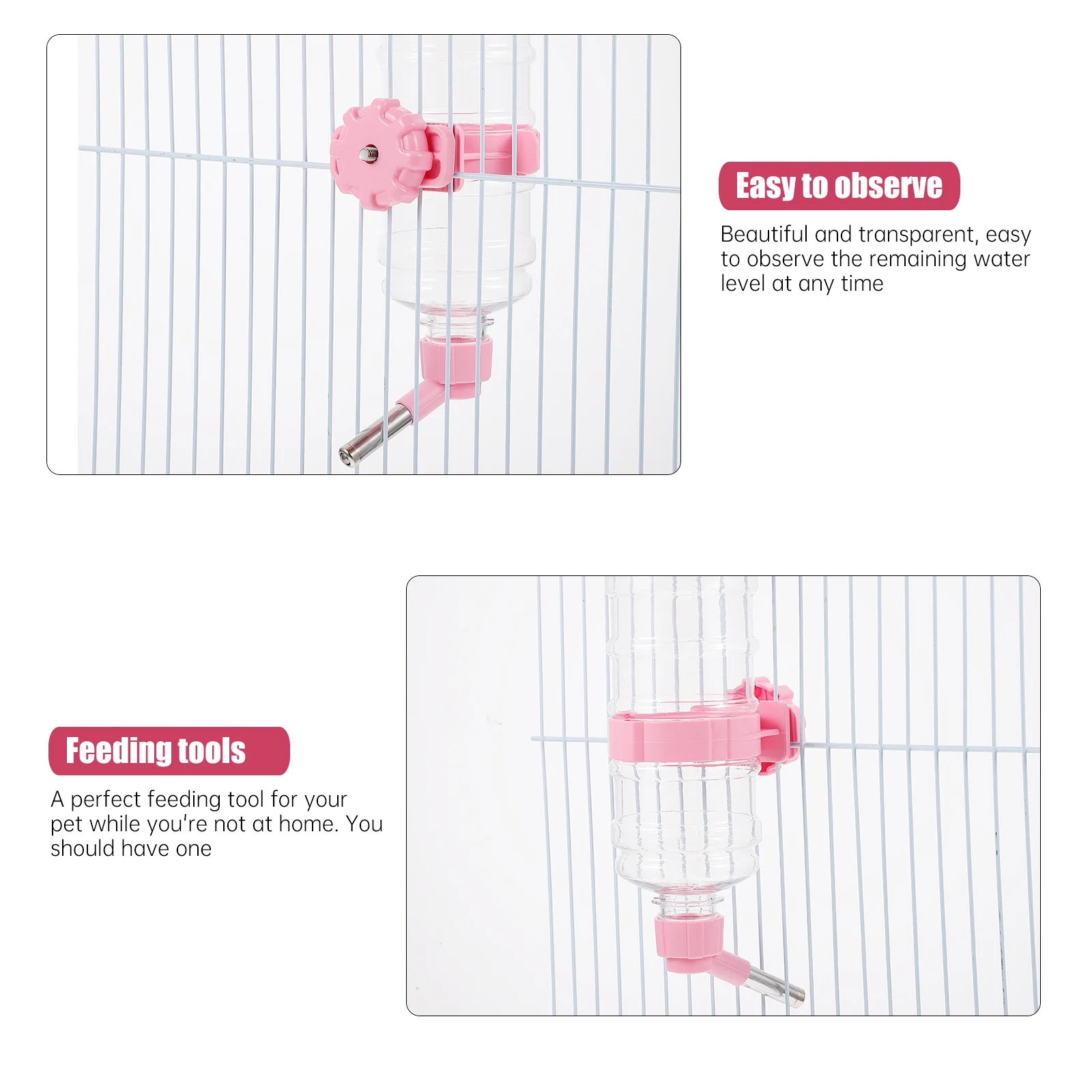 

Pet Automatic Drinker 473ml Green Hanging Water Dispenser Bowls for Dogs Cats Pigeons Rabbit Feeder Supplies Cat Bowl Pet Water