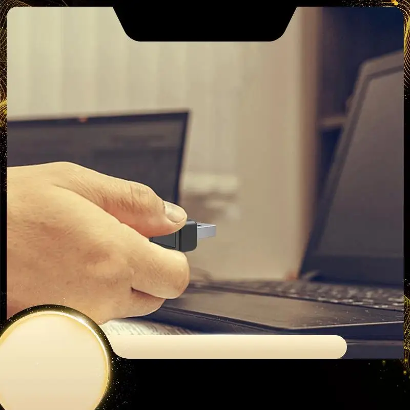 

2X USB Fingerprint Key Reader FIDO U2F Speedy Matching Security Key Windows Hello Anti-Spoofing Mini Fingerprint Reader