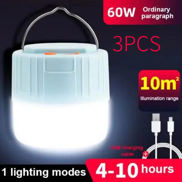ESMARTER Outdoor Solar LED Camping Lichter USB Aufladbare Zelt Tragbare Laternen Notfall Lichter Für Angeln Grill Camping Beleuchtung 4