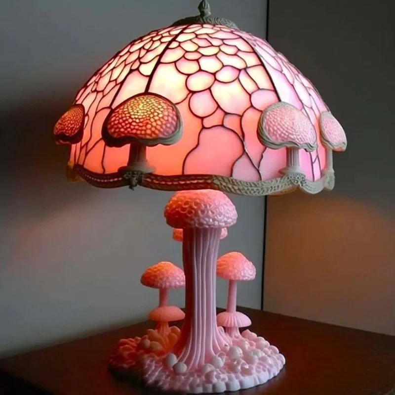 Latest Magic Mushrooms Exotic Lighting Ornament Home USB Connected Bulb Design Retro Mushroom Dark Lighting Colorful Mushroom