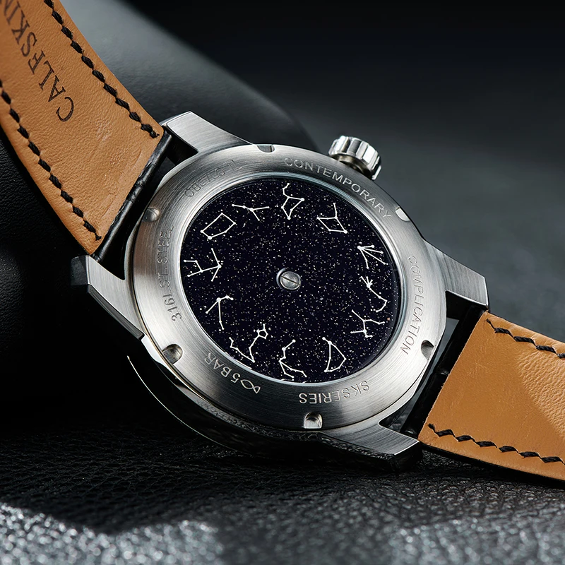 OBLVLO Men Automatic Watch 41MM Luxury Mechanical Wristwatch Luminous Waterproof Sapphire Rotatable Small Disks - Image 6