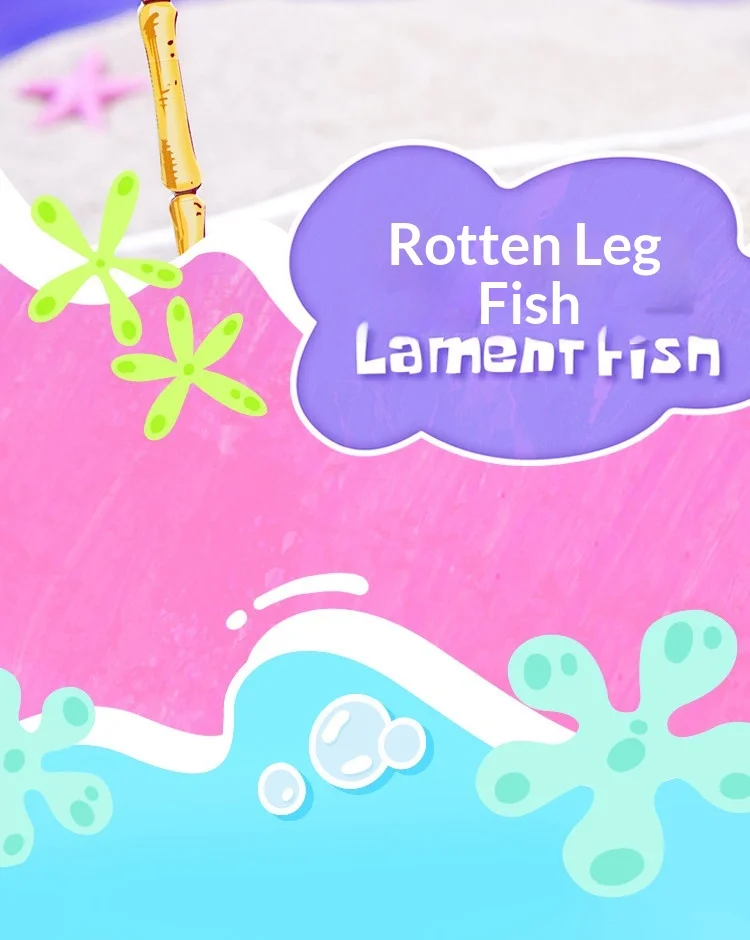 Original Bikini Bottom Stall Series Blind Box Bewegliche Figuren mit Hintergrund, Lustige Hässlich-Süße Flauschige Taschenanhänger Geschenk-Spielzeug – Detail 11