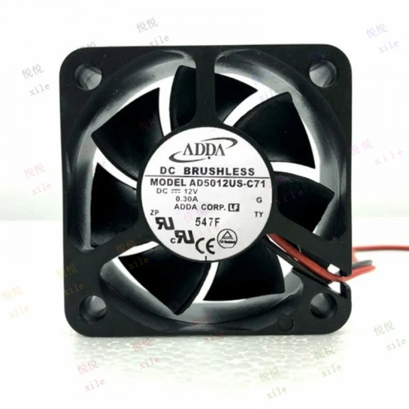 

L+ for ADDA AD5012US-C71 12V 0.30A 5020 5cm inverter cooling fan