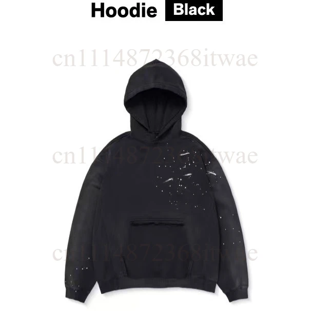 Brick Red Unisex Pullover Hooded Sweatshirt 2026 ARIRANG Letter Embroidery Beaded Drawstring Front Pocket Loose Fit Hoodie