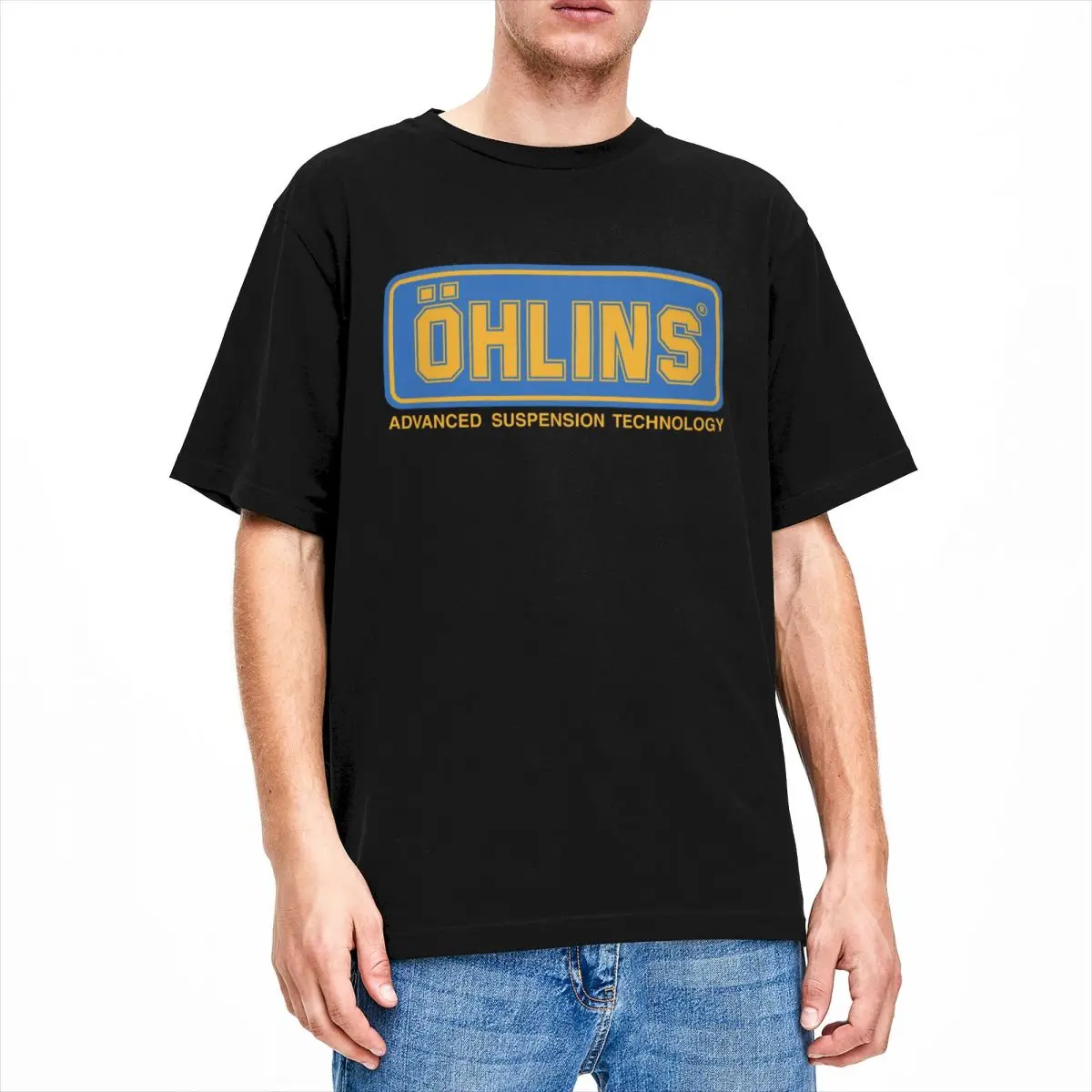 Ohlins Shock Suspension Car Motorcycle Sport Racing Apparel Shirts Men Women Novelty 100% Cotton New Arrival Clothing