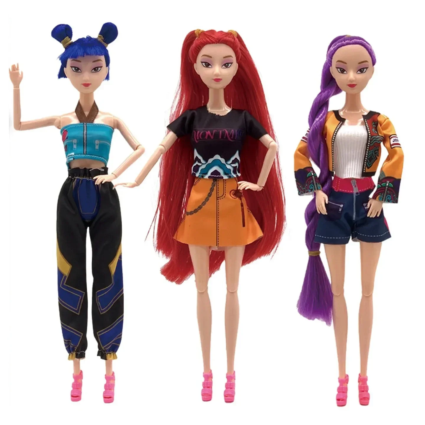 

Kpop Demon Hunters Фигурка В наличии Горячая новая игрушка Руми Мира Зои Красивая принцесса Кукла для маленьких девочек DIY Игрушка для девочек ()()