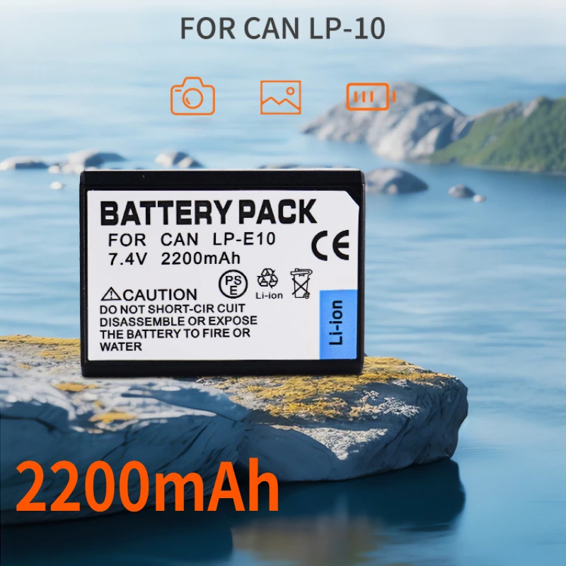 

2200mAh 7.4V LP-E10 battery suitable for Canon camera EOS 1100 1300D 1500D 3000D Accessories & Parts Digital Batteries Consumer