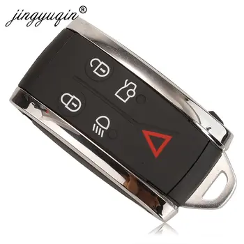 jingyuqin 315/434MHz 5WK49243 遙控鑰匙 5鍵遙控器,適用於捷豹 XF XFR XK XKR X-TYPR S-TYPE 2007-2012 ID46 PCF7953A 免鑰匙進入系統 8 最佳銷售 捷豹XKR - №2