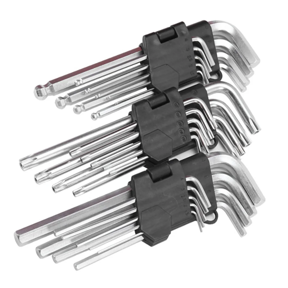 hex key allen wrench grupo l forma metric variedade com hexagonal end manutencao kit de ferramentas manuais para moveis bicicleta faca voce mesmo pcs 01