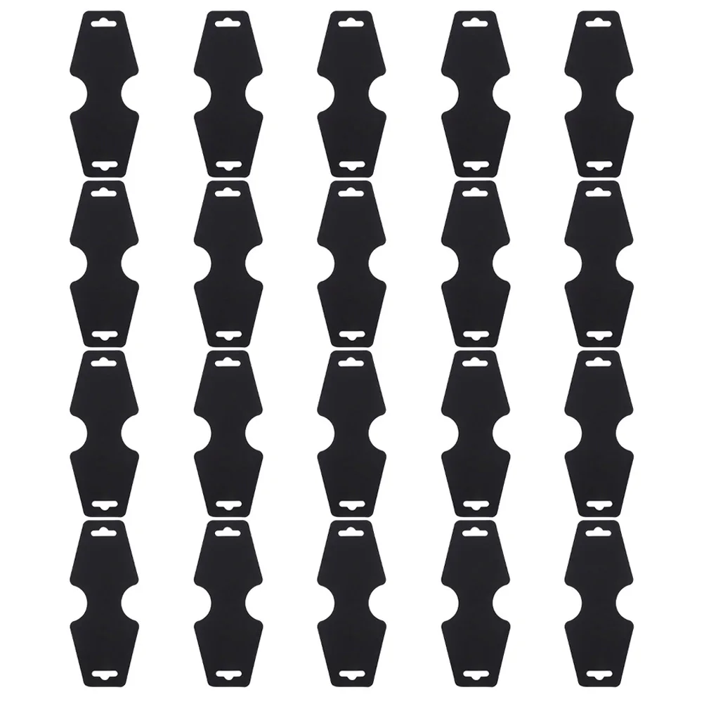 

100 Sheets Paper Coated Card Jewelry Packaging Display Earrings Necklace Blank Holder Hanging Cards Display Cards Jewelry Store