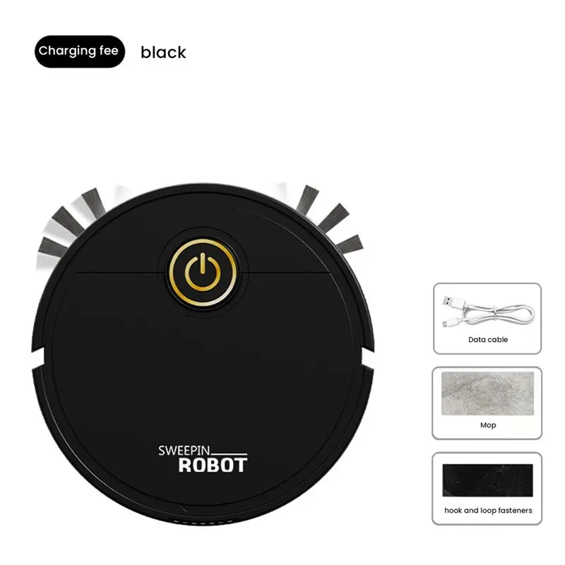 B58B-Robot Vacuum Mop Smart Sweeping 6000Pa Strong Suction Washable Mop For Pet Hair Hard Floor Kitchen Room A