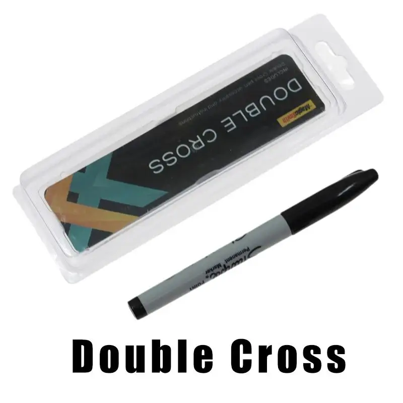 Double Cross 3.0 Ultra Pen by Mark Southworth (1 X + Tricks Stamper) Heart Mentalism Close Illusions 1 Props Gimmick Magic Up