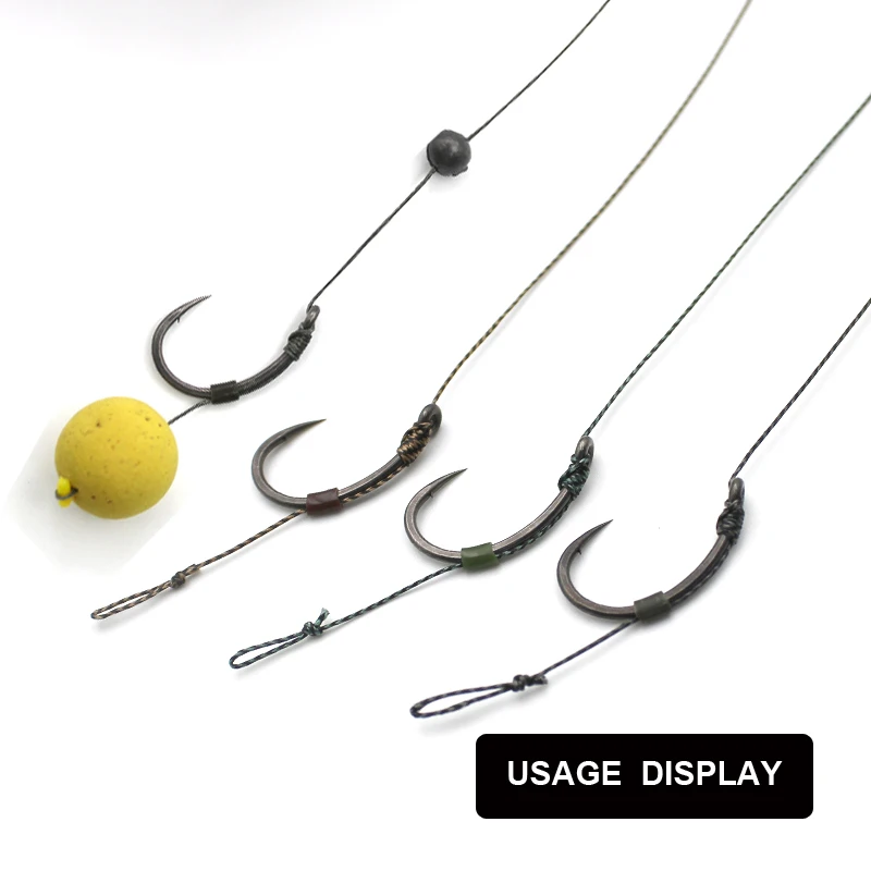 Carp Fishing Hook Link for Ready Tied Carp Rigs
