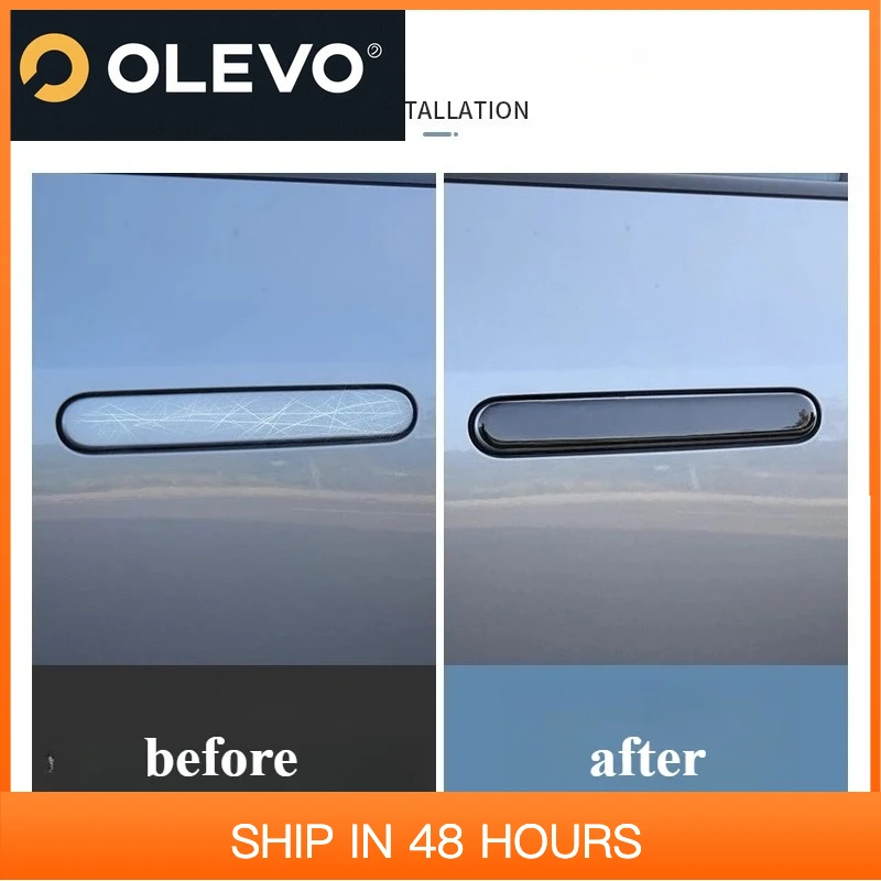 

New For Changan DEEPAL S05 Handle Sticker Exterior Decoration Carbon Fiber Door Handle Protective Sticker Auto Parts Car Accesso