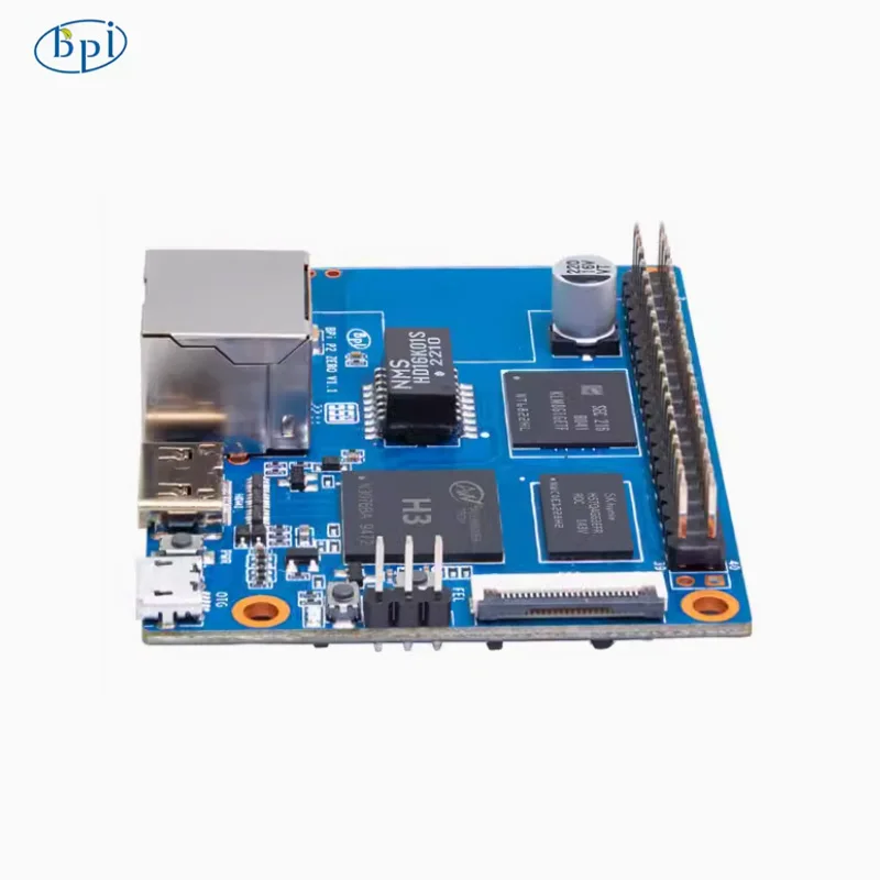 

Banana Pi BPI-P2 Zero, Allwinner H3 Quad-core,Cortex-A7,512M DDR3 8G eMMC,Support PoE Network Power Supply