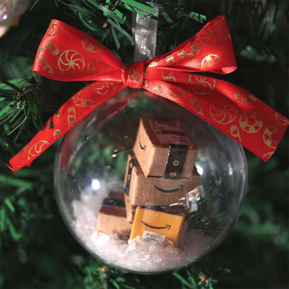 

Funny Ornament Christmas Tree Mini Express Box Ornament Decorations Christmas Balls Hanging Ornaments For Christmas Decoration