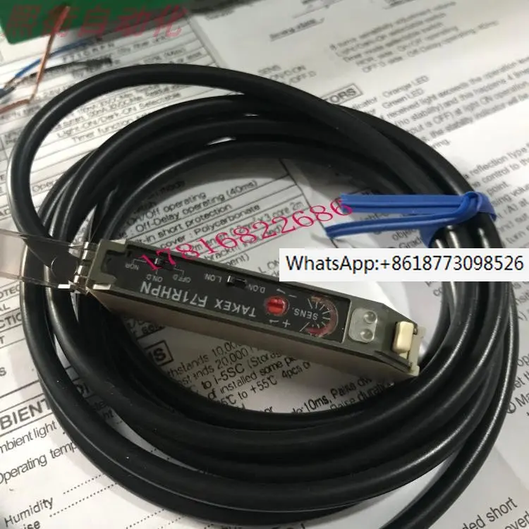 

Takeuchi TAKEX Fiber Optic Amplifier Sensor F71RHPN Original Stock F71RH F71B in Japan