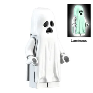 Leichte Baublöcke für Kinder, Halloween -Horrorfilm, beleuchtet Spielzeug, lächelnder Geister, Modell Vitruv 6 Hauptverkauf Lego Carnival - №4