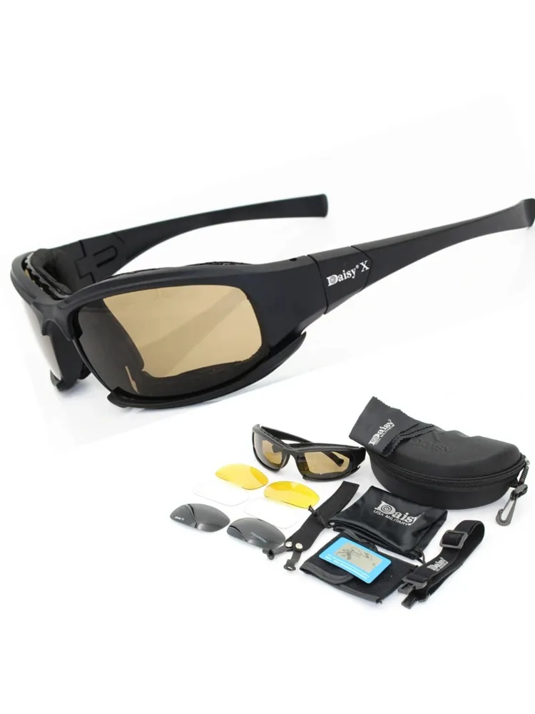 AliExpress SULAITE Daisy X7 Glasses Men Military Polarized Sunglasses Bullet-Proof Airsoft Shooting Gafas Smoke Lens Motorcycle Cycling Goggles