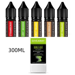 5 Flavors Blaster and Bubble Liquid for Smoke Bubble Gun of Bar Accessories in Kitchen Bartender Cocktail Gun Elf Bar Barman