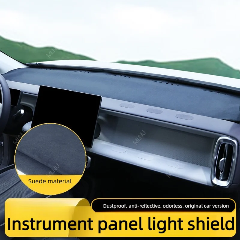 Dashboard Mat For Leapmotor B05 Lafa 5 B10 Accessories,Suede,Anti-Glare,Sunshade,UV-Protective Wear-Resistant&Fade-Resistant