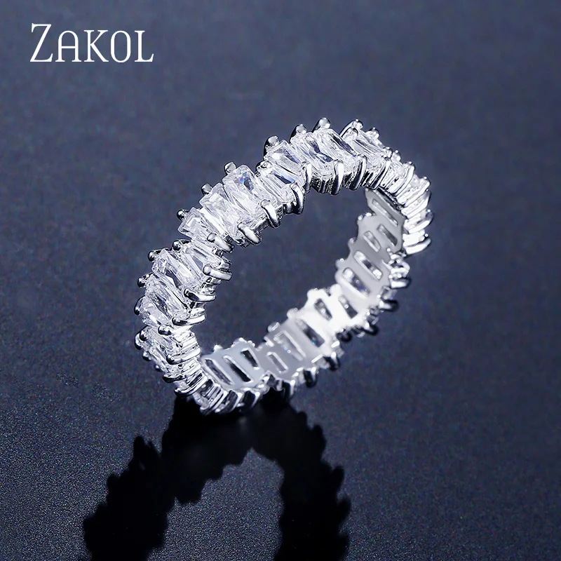 Women's Multicolor Cubic Zirconia Wedding Ring