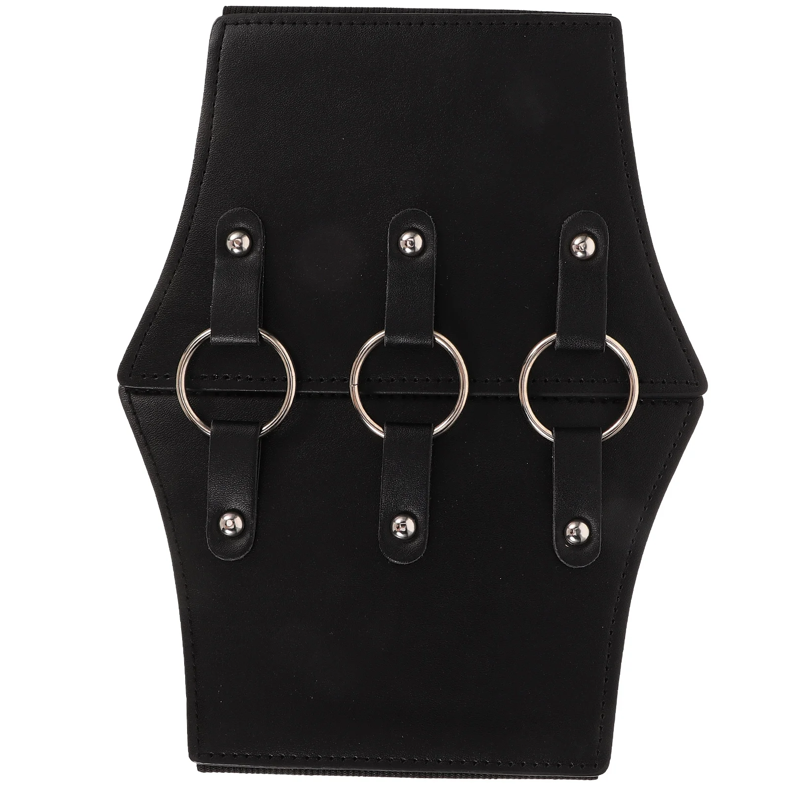 Women Corset Waist Belt Retro Wide Imitation Supportive Underbust Belt for Halloween Cosplay Steampunk Costume