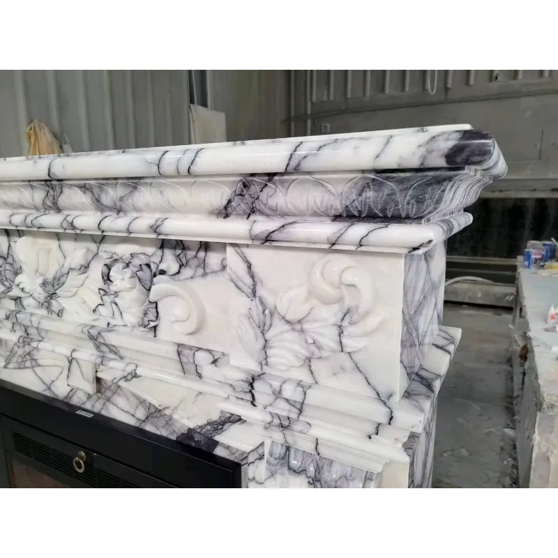 Custmozied Design Marble Fireplace With Wholesale Price