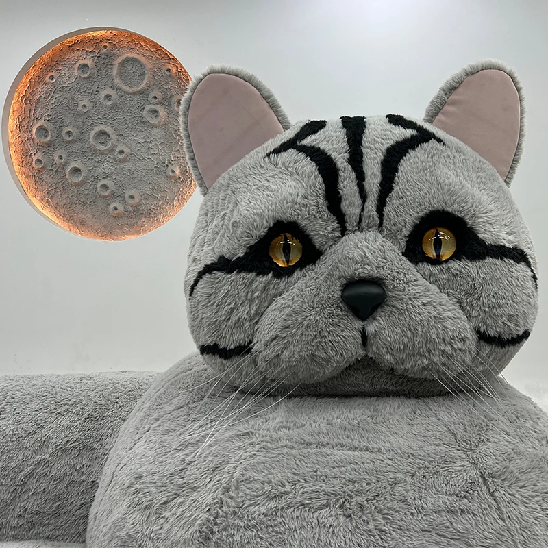 الأرائك الفاخرة غرفة المعيشة شكل حيوان الأريكة السرير القط على شكل أريكة سرير لطيف النائم أريكة الأريكة أريكة فاخرة #3