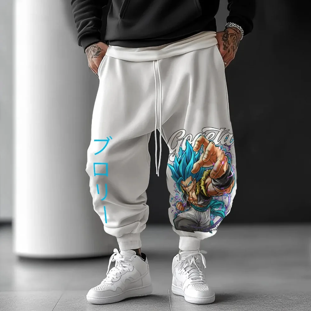 Pantaloni da uomo Dragon Ball Pantaloni Pantaloni sportivi Son Goku Anime giapponesi Primavera Autunno Y2k Harajuku Cotone Streetwear Pantaloni da jogging
