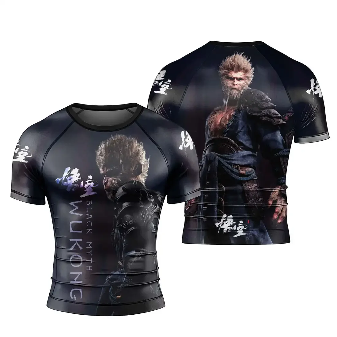 

Tight Cartoon T-shirt Fashion Hot 3D Digital Printing Summer New Round Neck Retro Trend