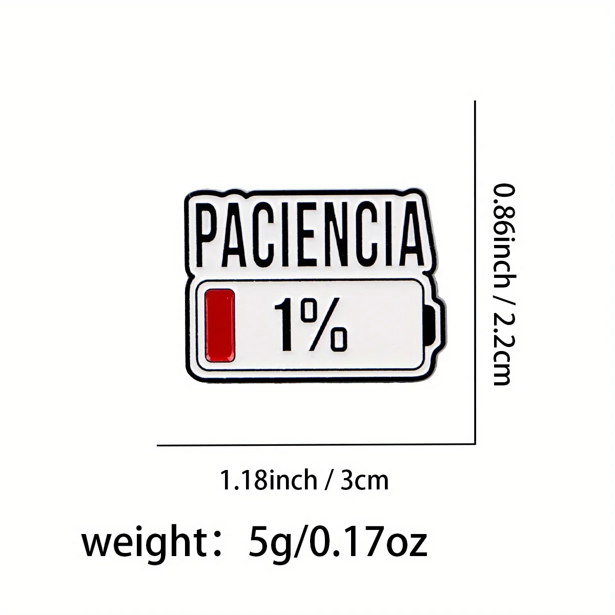 الإسبانية PACIENCIA المينا دبوس 1% بطارية بروش الصنوبر التلبيب شارة بدبابيس على ظهره الملابس والاكسسوارات هدايا مجوهرات الأزياء #2