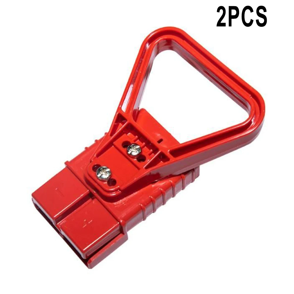 

2Pcs Connector Handle 120A/175A 600V For Anderson Plug Forklift Power Connector Handle Power Connector Bipolar Accessories