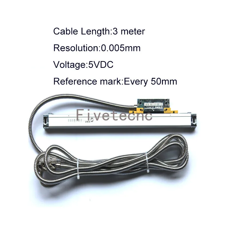 Sino KA500 420 470 520 570mm Original Sino Slim Linear Scale Arrow Linear Encoder 5um Resolution 0.005mm