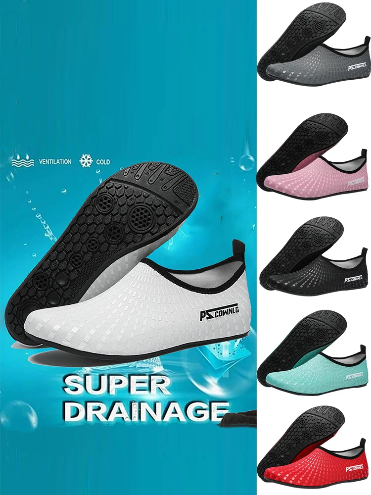 Summer Water Shoes For Men Breathable Beach Shoes Adult Unisex Soft Walking Surfing Shoes Hiking Upstream Sneakers