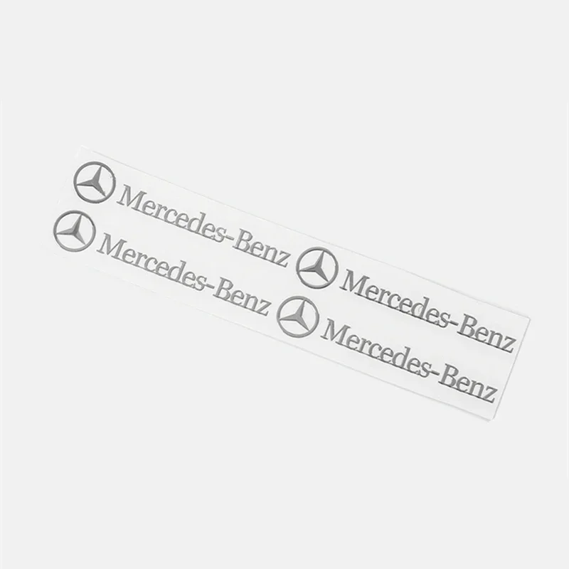 Car Metal Emblem Wiper Stickers Reflective Decor Decals For Mercedes benz A C E S Class CLA CLS W212 W213 W204 W205 Accessories