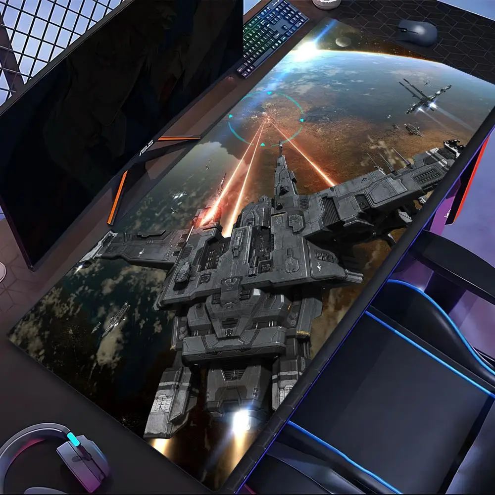 

Game EVE Online Mouse Pad Tablet Laptop xl desktop mouse mat cute HD printing Gaming keyboard pad csgo Player 90x40