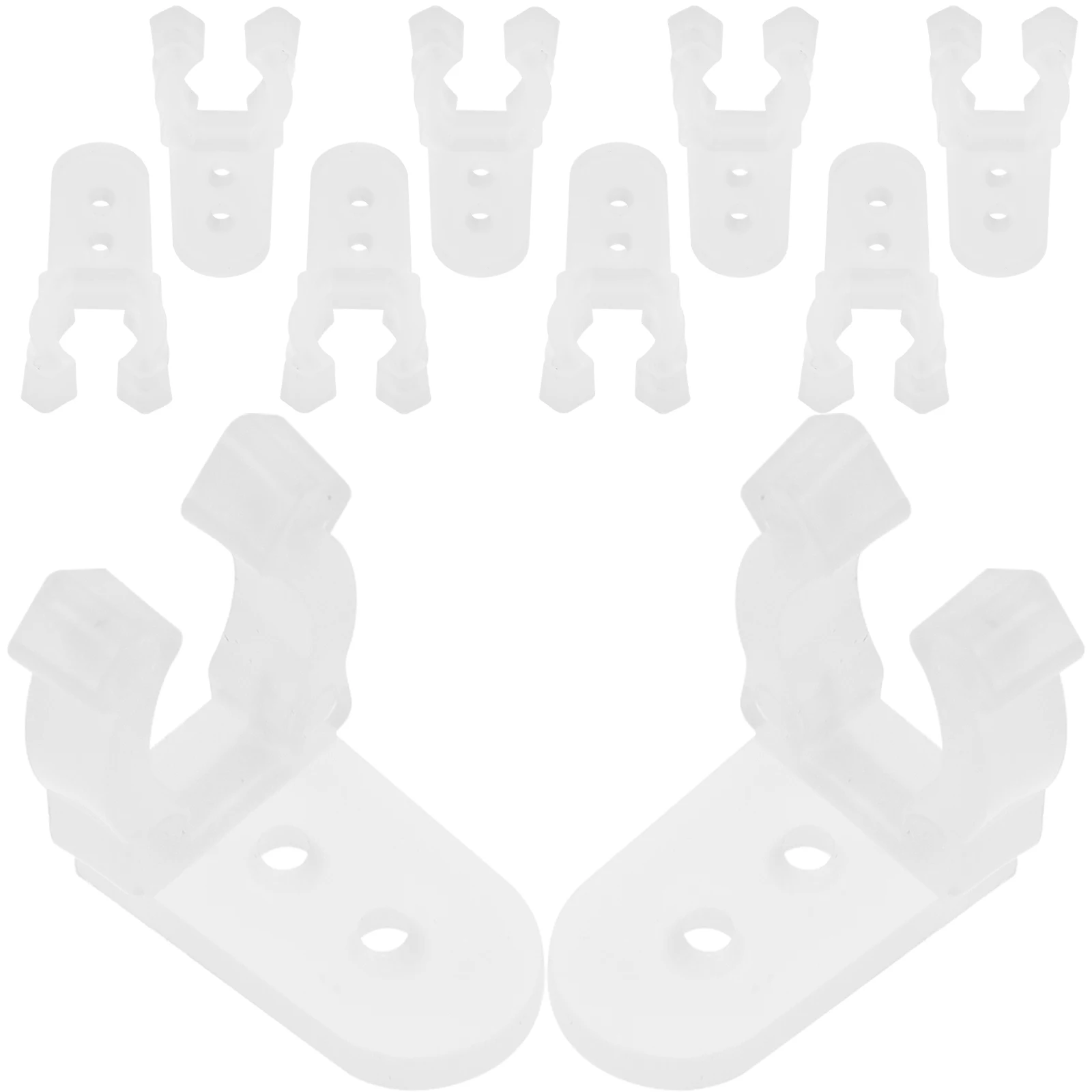 

100Pcs Rope Light Clip LED Neon Mounting Clip Sturdy Cord Fixer for Outdoor String Lights Neon Rope Light Mounting Accessories