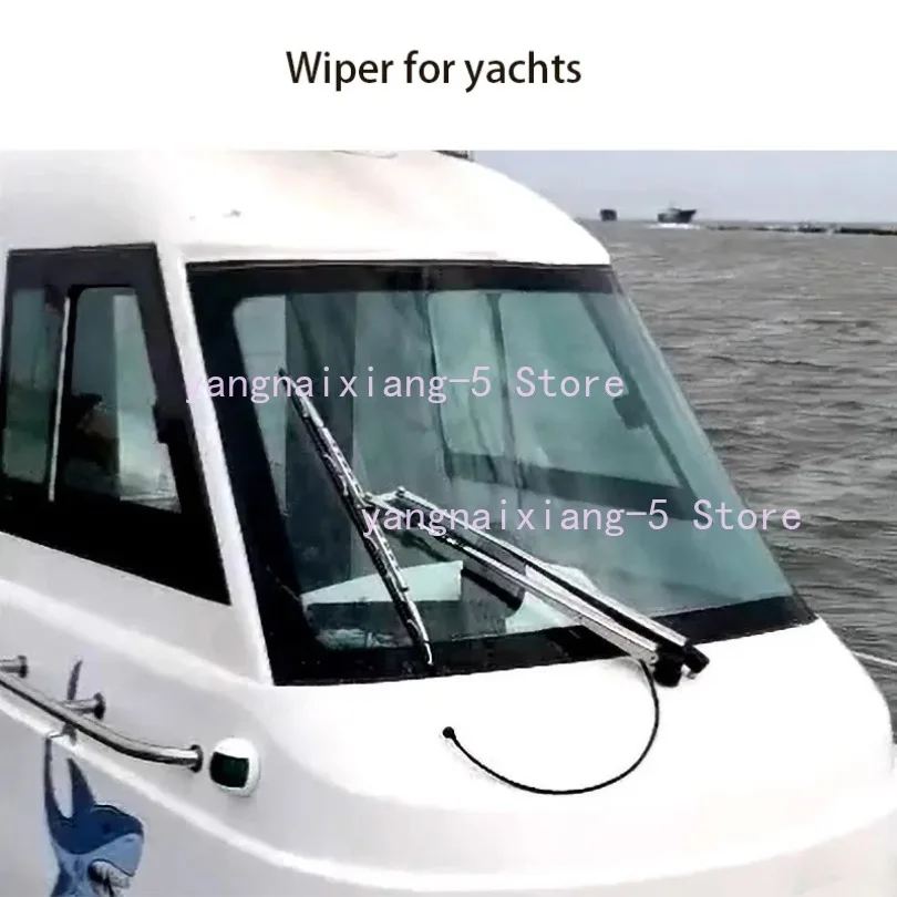 Marine wiper Assembly Yacht Freighter 316 Stainless Steel Spray Wiper 12V24V Pure Copper Motor Wiper