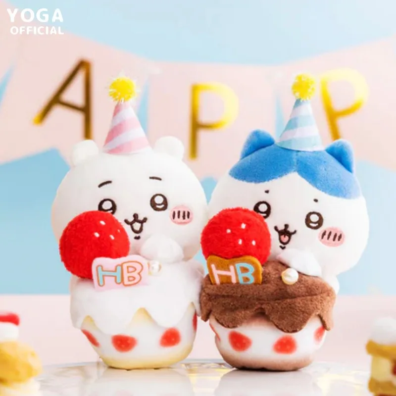 

Miniso Daily Chiikawa Birthday Cake Series Usaqi Подвеска Jiykawa Сумка Подвесное Украшение Периферийные Плюшевые Куклы Подарок На День Рождения
