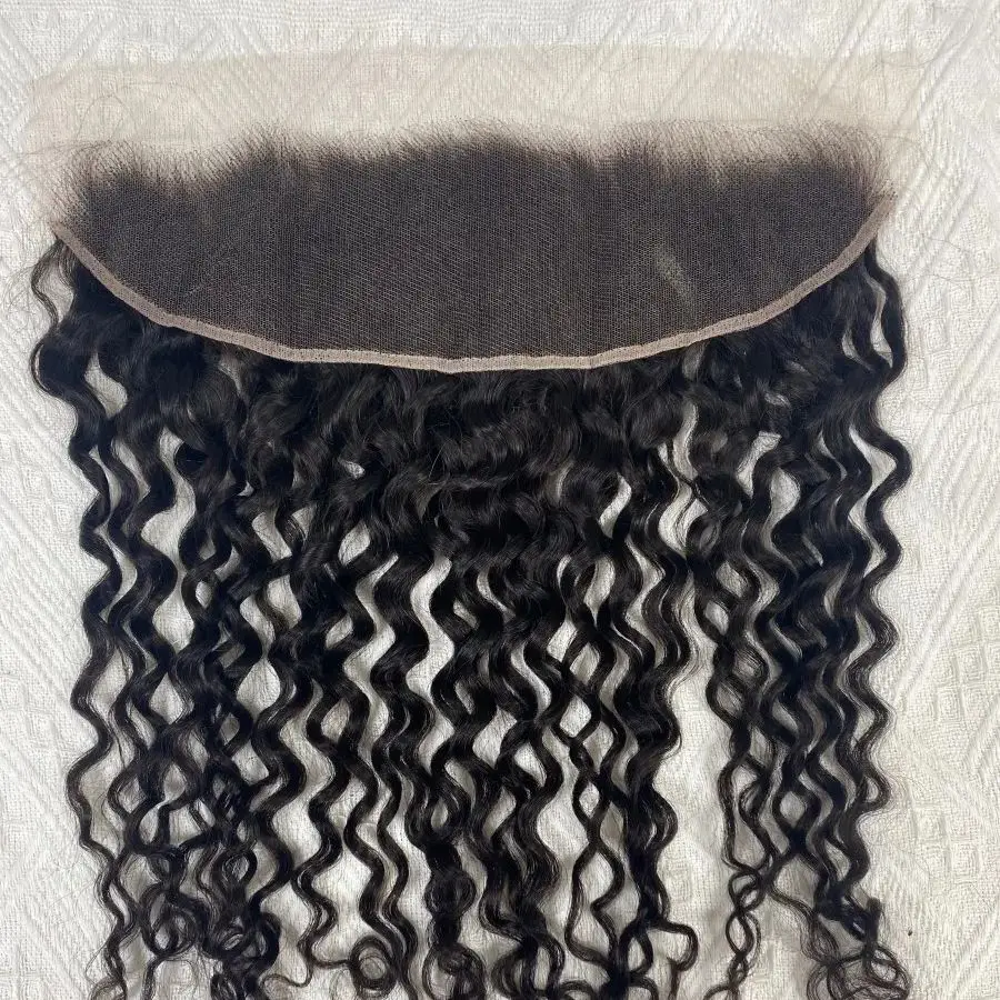 

Deep Wave HD Closure 6x6 Lace Frontal With Pre Plucked Hairline100% Remy Human Hair Natural Color HD Lace Frontal 13x4 For Women