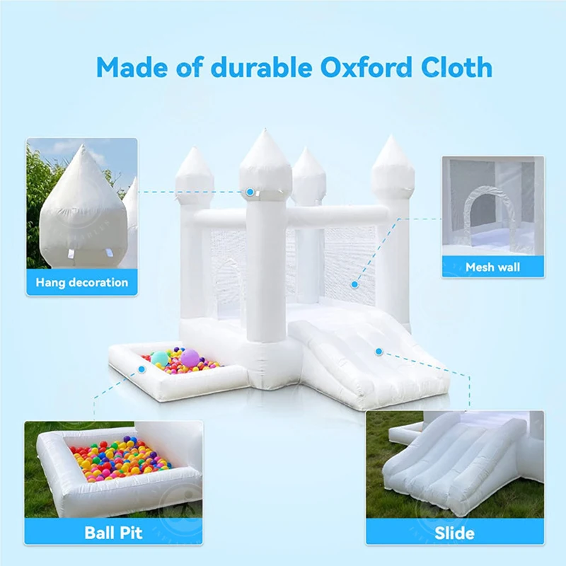 2023 Factory Wholesale Mini Inflatable Bouncer Air Blow Jumping Castle For Kids Inflatable Bouncer With Slide And Ball Pit