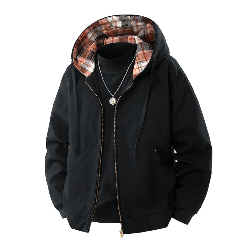 2026 Latest Fashion Casual Men's Hooded Loose Coat